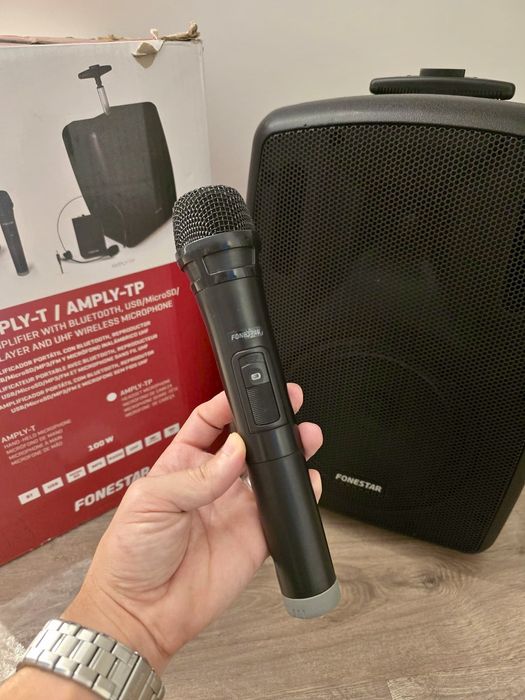 BLACK FRIDAY! Fonestar Amply 100W com microfone! Excelente oportunidad