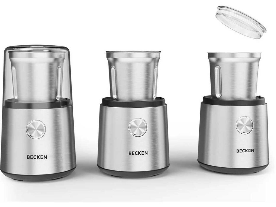 Moinho de Café BECKEN BCG8476 (Capacidade: 85g - 200W - Inox)