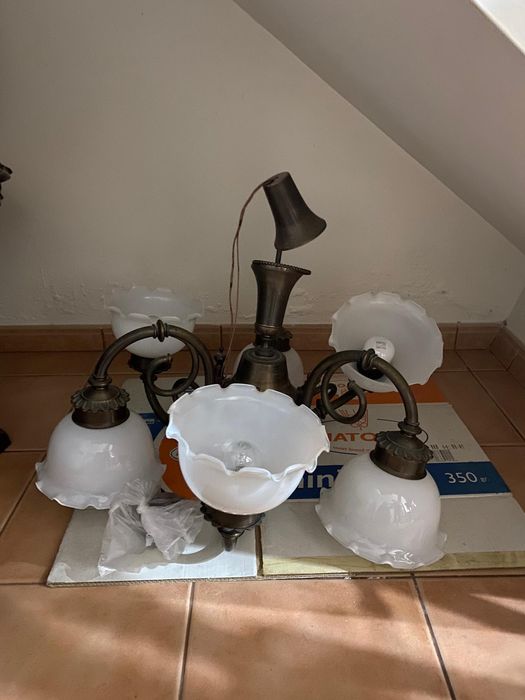 Lustre rústico usado