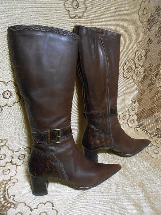Сапоги женские, Италия, «Angela Falconi», 40р-р, б/у