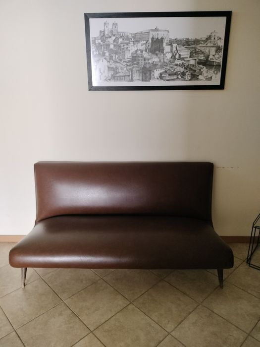 Sofás vintage em pele