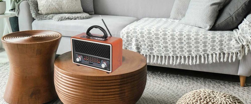 Radio Przenośne INA RETRO BLUETOOTH, FM, USB, SD, AUX z pilotem