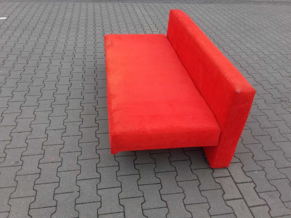SOFA rozkladana 140x200cm -Czerwien FERRARI nie IKEA KLER KLOSE +DOWÓZ