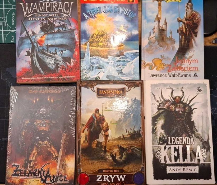 Zestaw książek 12 książek Fantasy i SF