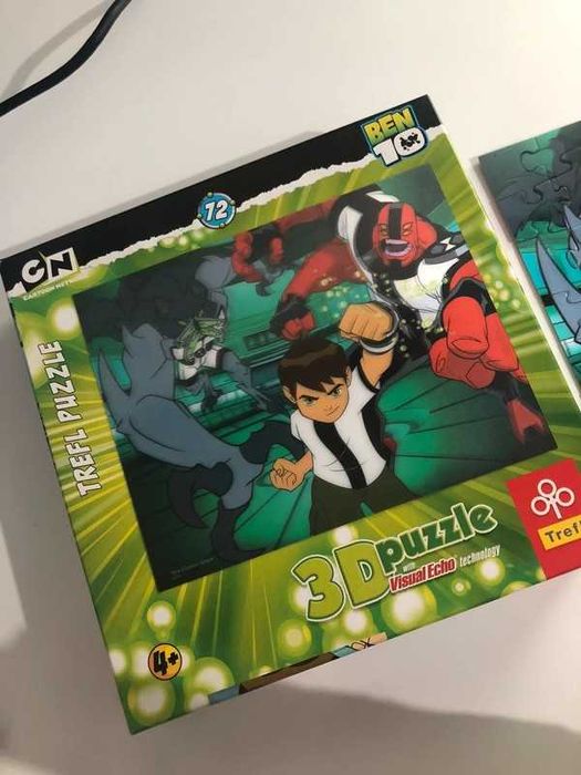 Ben 10 puzzle komplet 3D 72 puzzle