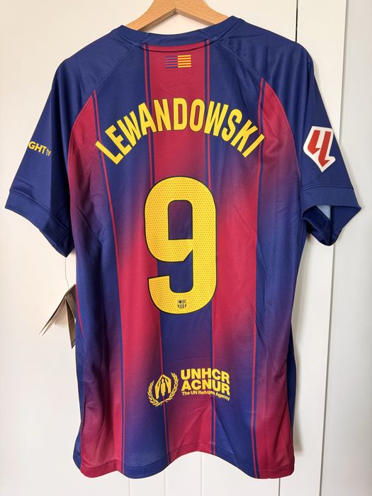 Robert Lewandowski FC Barcelona koszulka wersja stadium, NOWA Z METKAMI