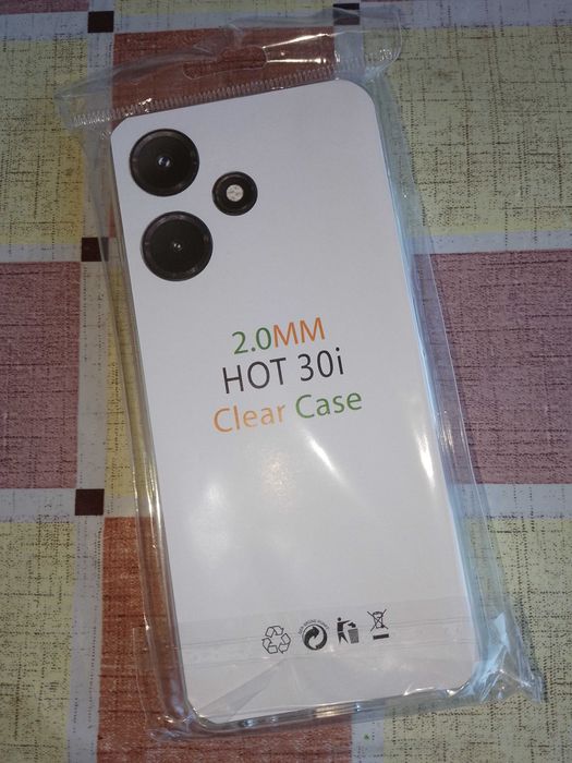 Чехол прозрачный infinix hot 30i