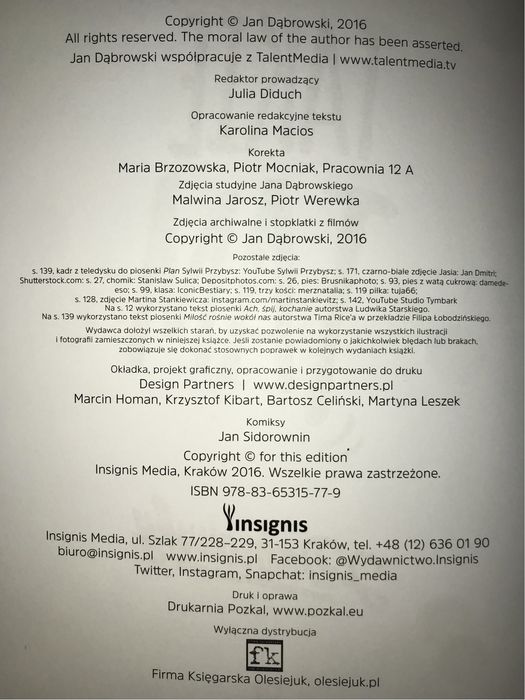 „Takie Tam” JDabrowsky książka z autografem