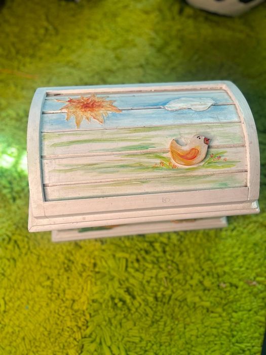 Caixote de decoração