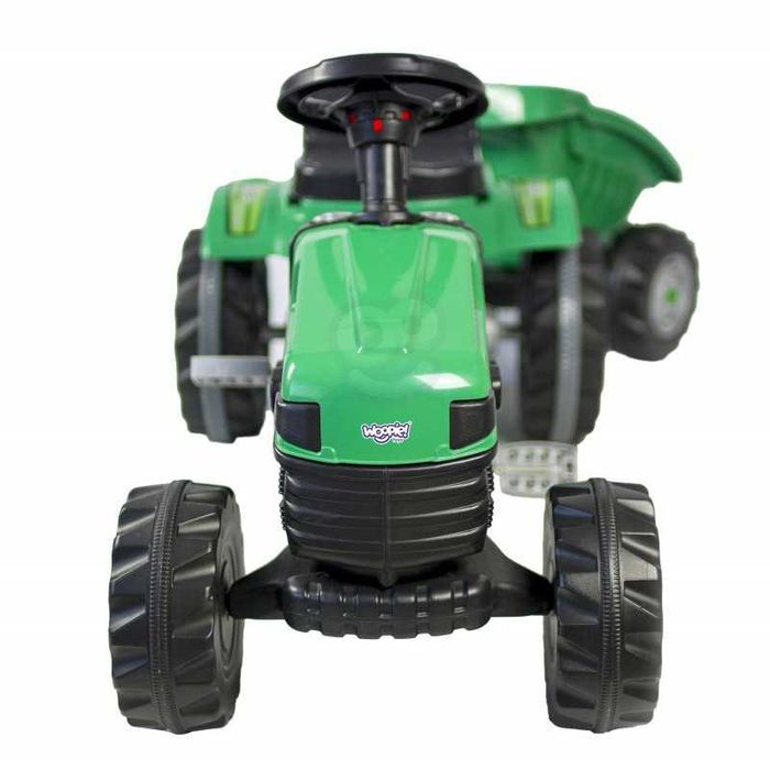 WOOPIE Traktor na Pedały Farmer GoTrac MAXI z Przyczepą – Zielony