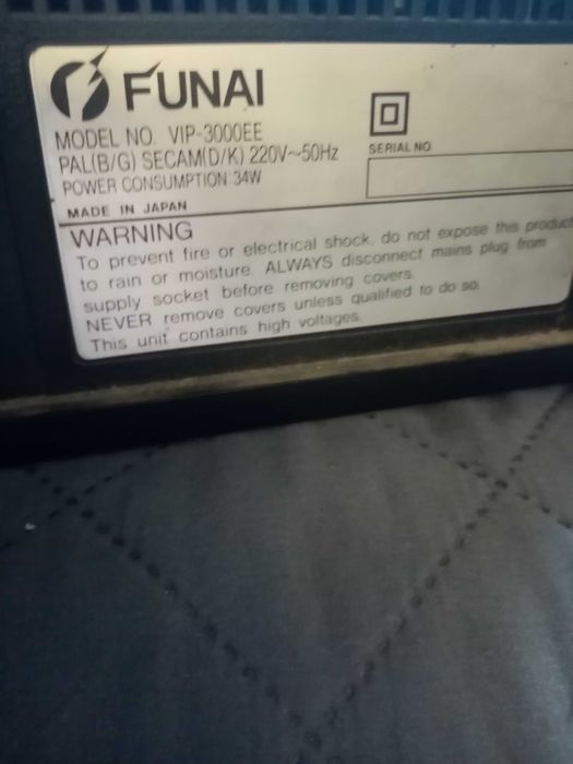 Magnetowid funai vip3000ee