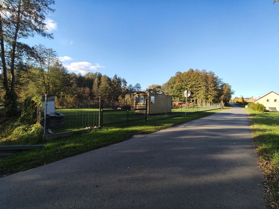 Działka rolna 50ar przy drodze asfaltowej ze stawem i domkiem , ranczo