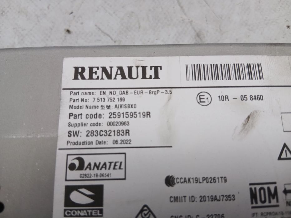 Rádio / auto-rádio RENAULT Captur II