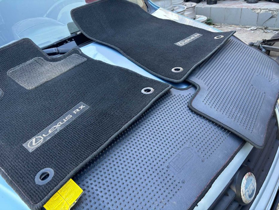 коврики  LEXUS RX 2016-2021 Оригинальные черные текстильные JAPAN