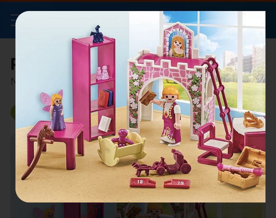 Nowy zestaw wyposażenie pokoju księżniczki  nr 9869