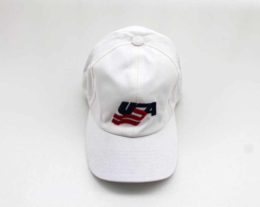 Czapka z daszkiem USA pełna FULL BRIM CAP Biała