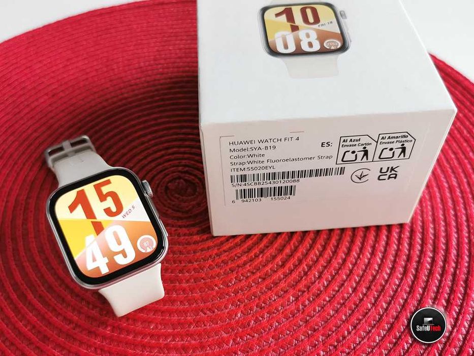 JAK NOWY Huawei Watch Fit 4 Biały - WHITE - GPS - AMOLED - KPL.