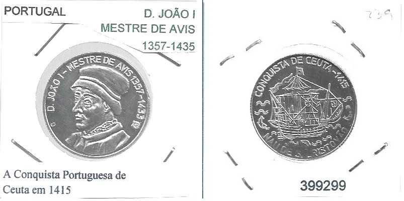 D. João I - Mestre de Avis - - - Medalha em Prata