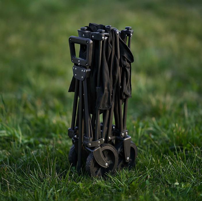 Mocny 130L Wózek Transportowy Plażowy Ogrodowy Składany + GRATIS Torba