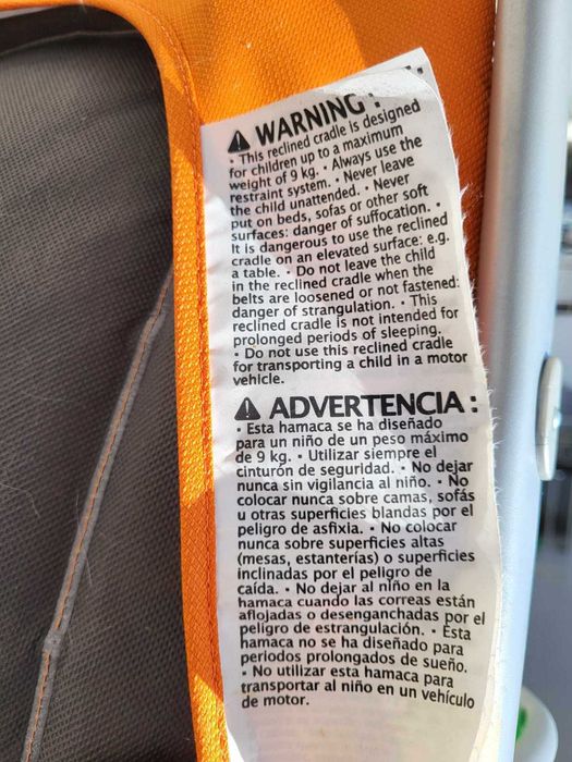 Cadeira de descanso de bebé