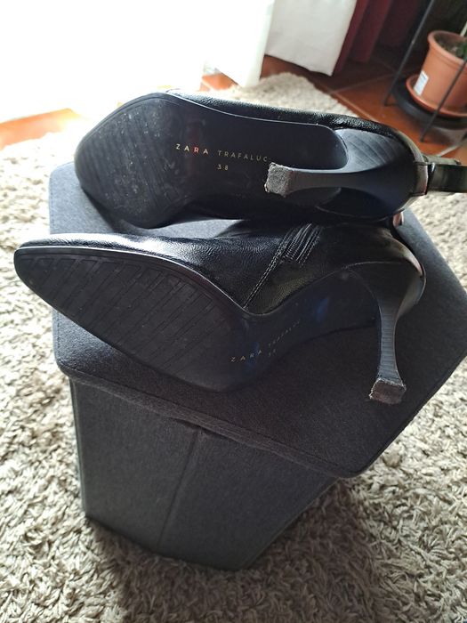 Botas Pretas de salto Zara
