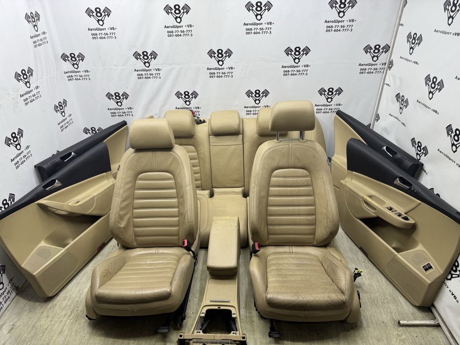 Салон шкіряний VW Passat B6 Пасат В6 сидіння шкіра сидушки кожа