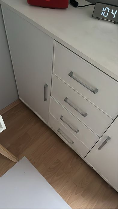 Komoda biala Szuflady