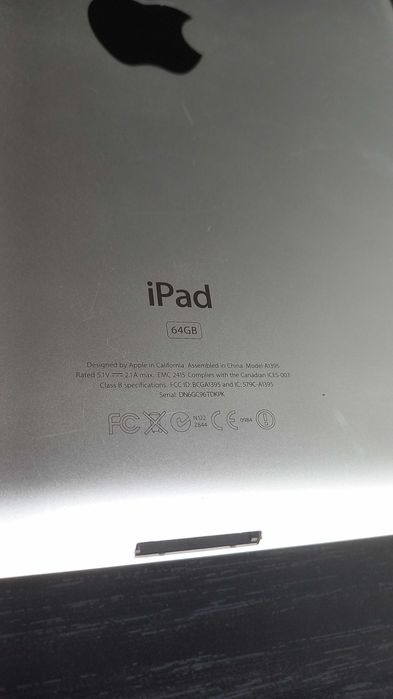 iPad 2 64GB Wifi prateado 9,7" 2a geração Apple