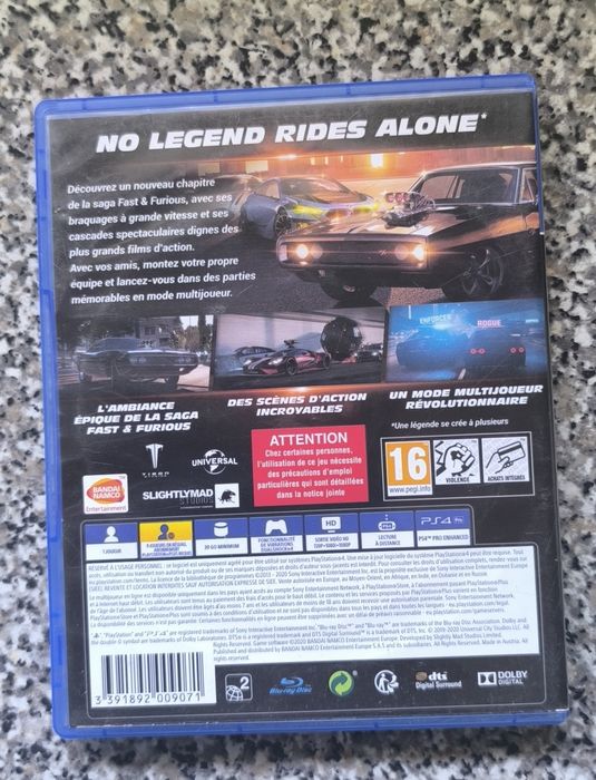 Fast and furious crossroads PlayStation 4