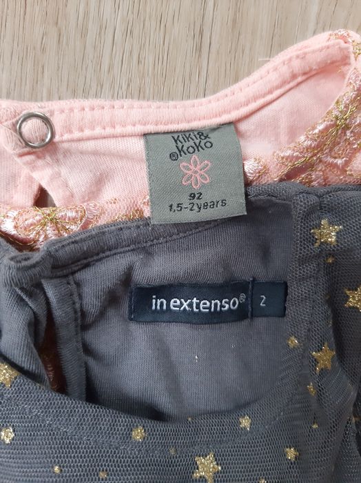 Śliczne sukienki z tiulem rozm.92 na bal, do przedszkola