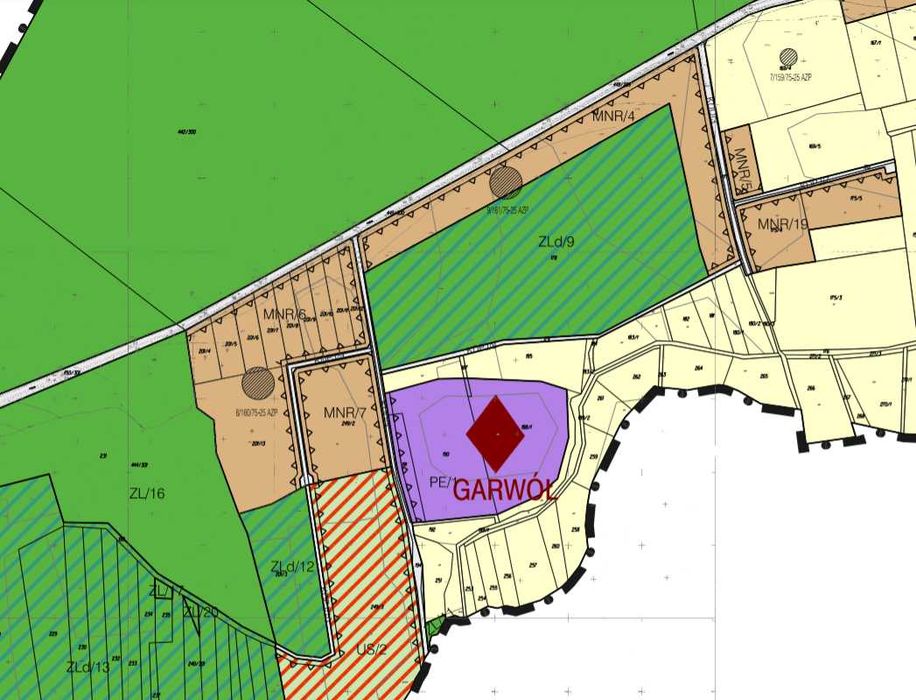 Działka budowlana - Garwół