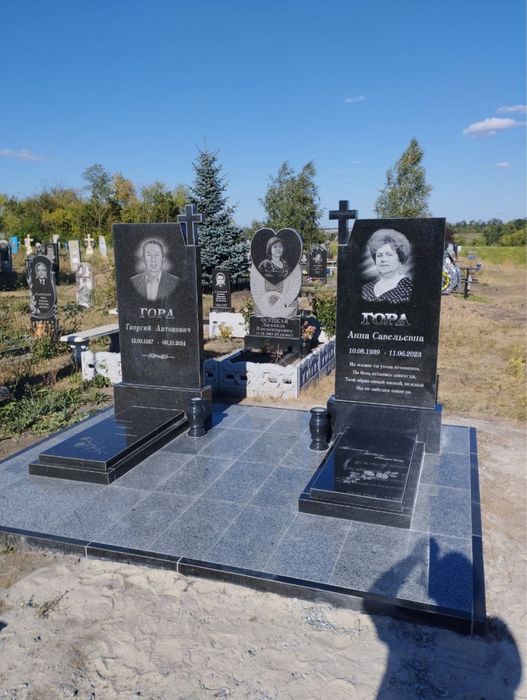 Пам’ятники гранітні з художнім оформленням від 6200 грн