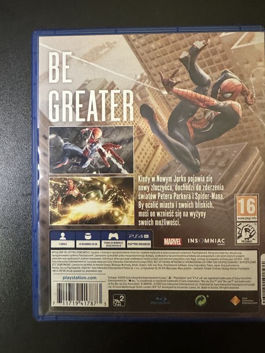Spider Man PL wersja GRA PS4/PS5