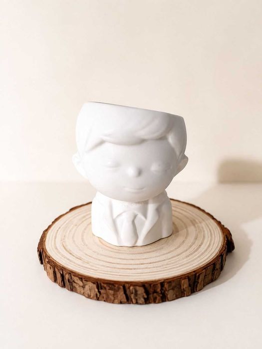 Boneca em gesso cerâmico perfumado