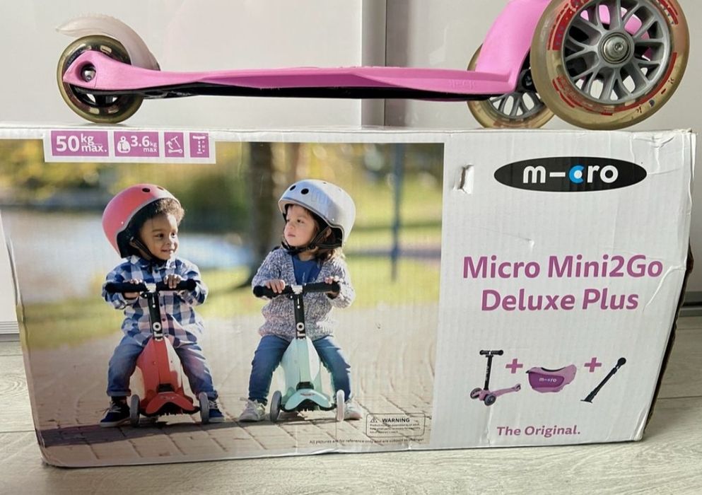 Hulajnoga dziecięca Micro Mini2Go Deluxe Plus – 4w1