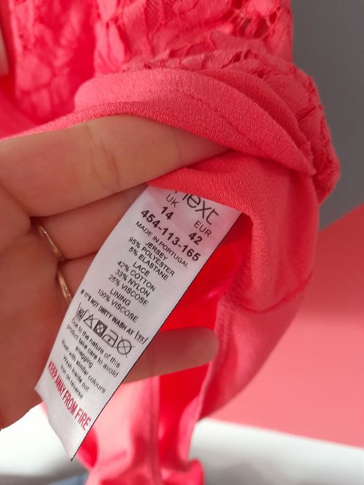 Nowe body na ramiączka next koronka xl