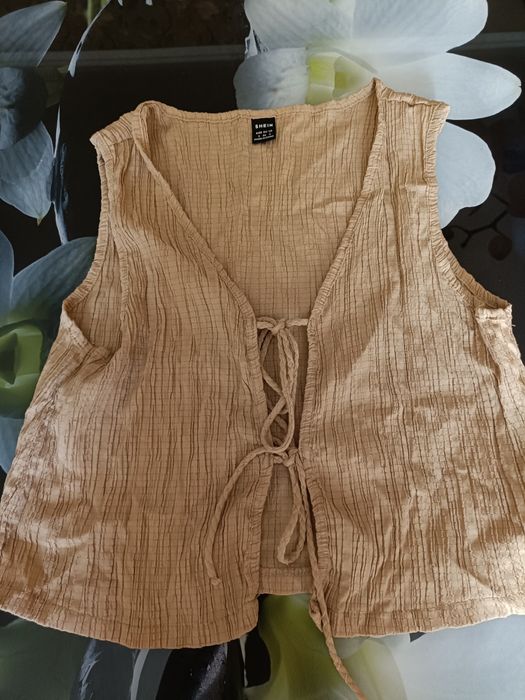 Жіночий жилет SHEIN, бежевий, розмір S / 36