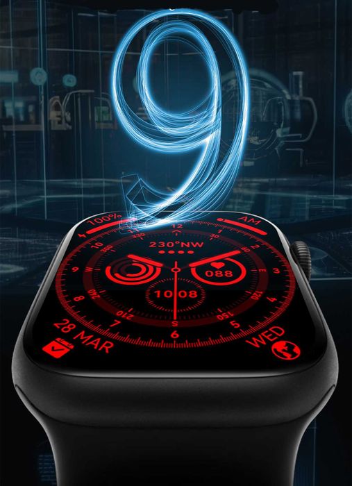 SMARTWATCH MĘSKI DAMSKI DT9 rozmowy menu PL do Samsung Apple iOS