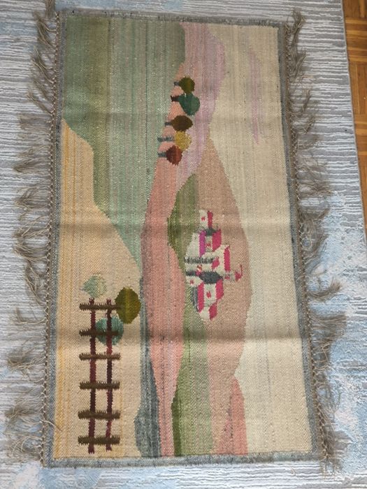 Kilim Cepelia PRL wełniany
