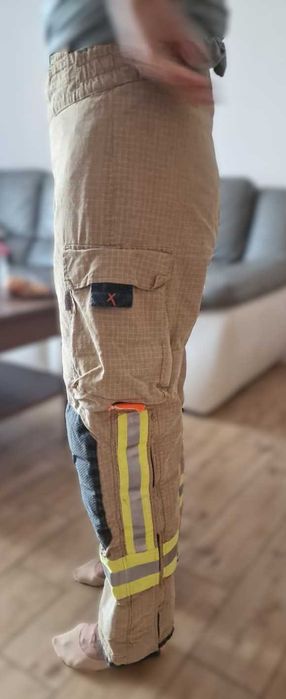 STRAŻ Spodnie pożarnicze strażackie ubranie specjalnego Nomex GoreTex