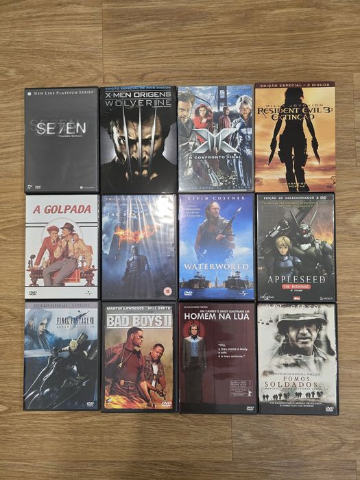 Filmes DVD - Conjunto de 24 filmes