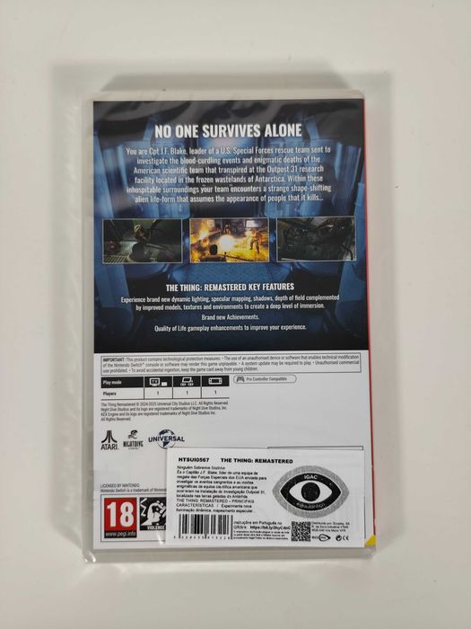The Thing Remastered - Nintendo Switch - Selado
