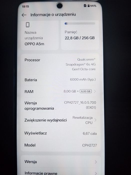 Sprzedam telefon Oppo