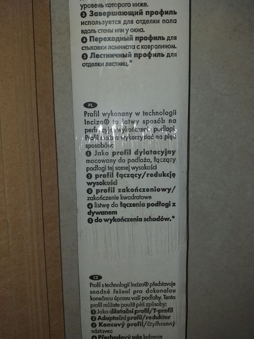 Profil dylatacyjny Incizo Quick-Step, kolor dąb estate