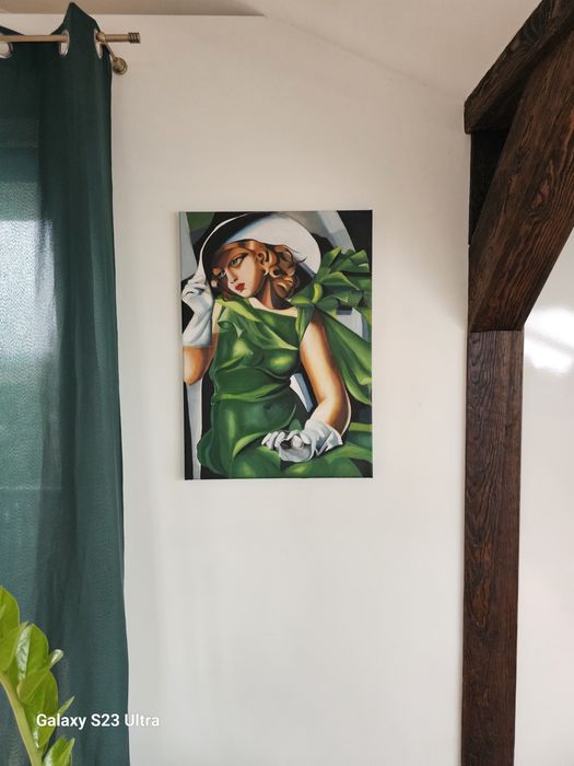 Obraz olejny. Łempicka, kopia 50x70 cm