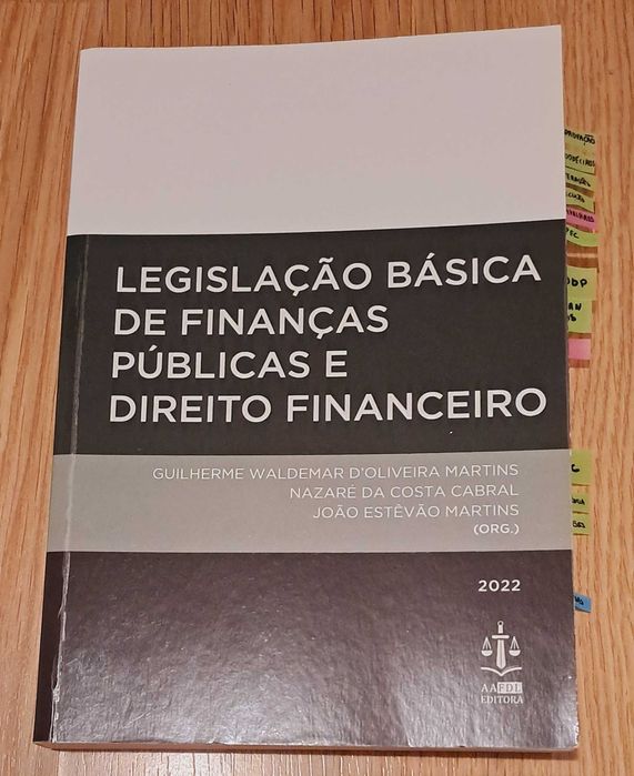 Legislação básica de finanças públicas- AAFDL editora