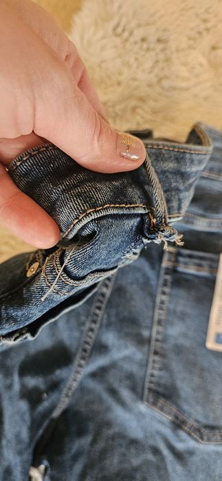 Spodnie  m bawełna wysoki stan modelujące