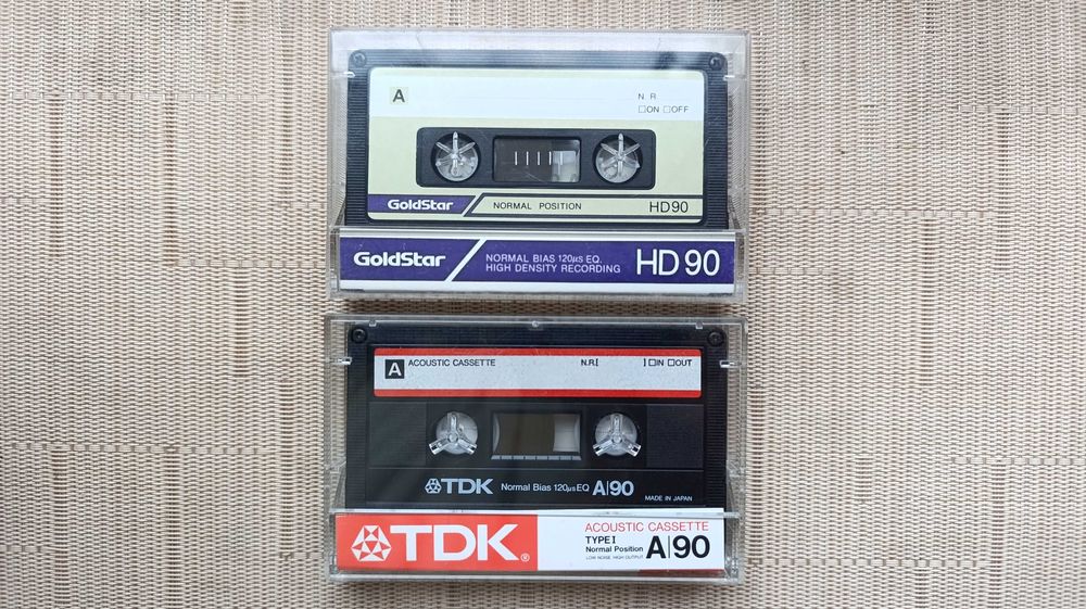 Аудиокассеты TDK, Sony,Denon, Goldstar RONEeS.Запись на кассету.