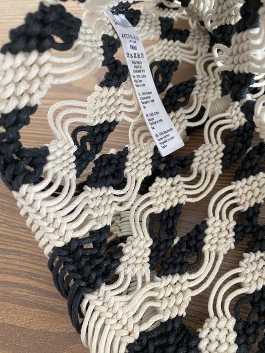 Nowa Pleciona torebka plazowa