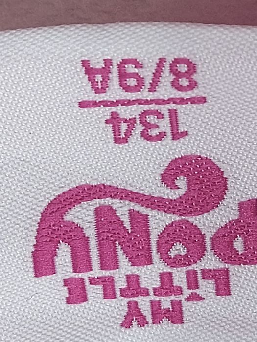 Bluzka z kapturem dresowa dziewczęca rozmiar 134 pony